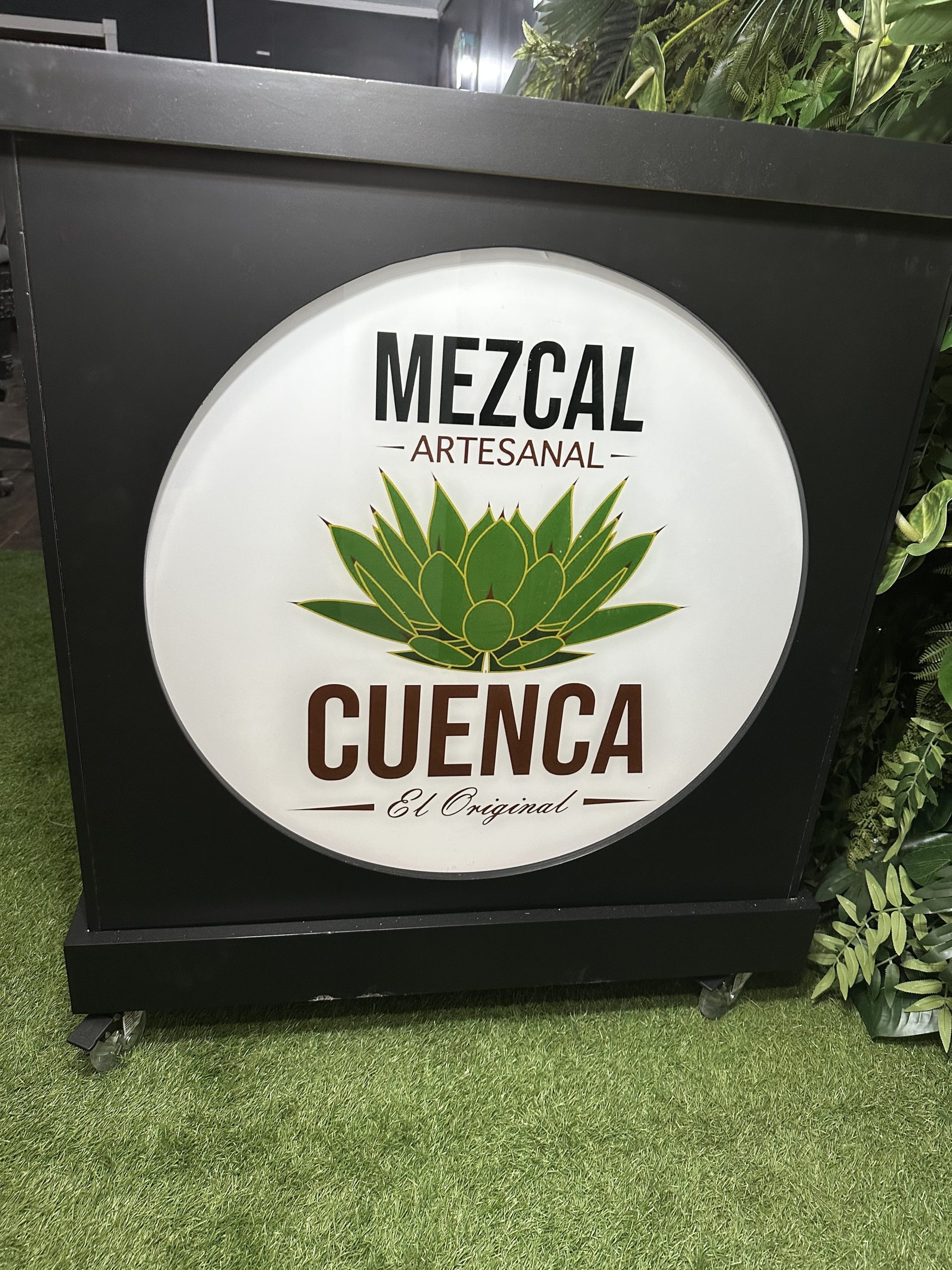 Custom branded counter sign