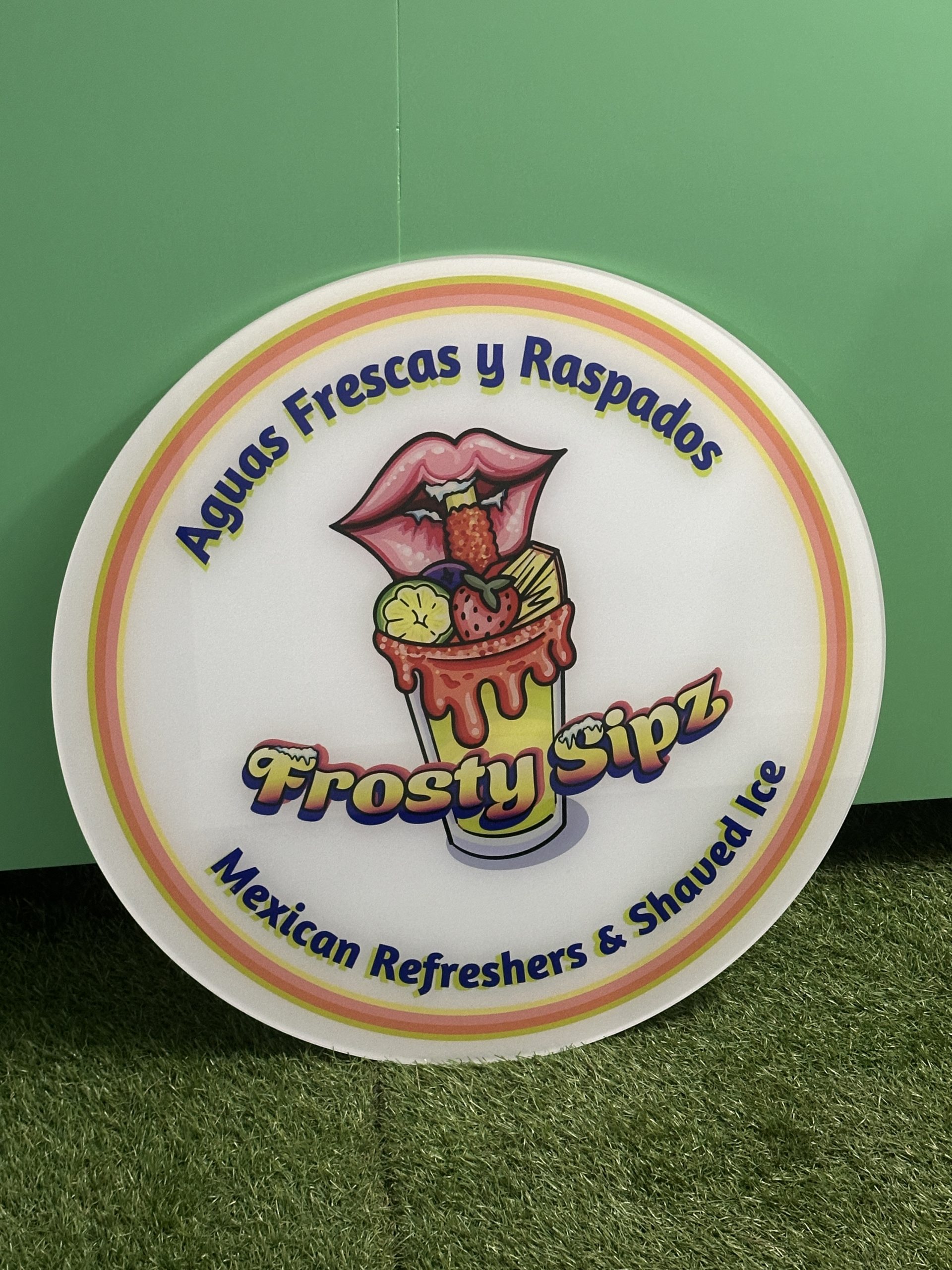 Custom commercial logo sign
