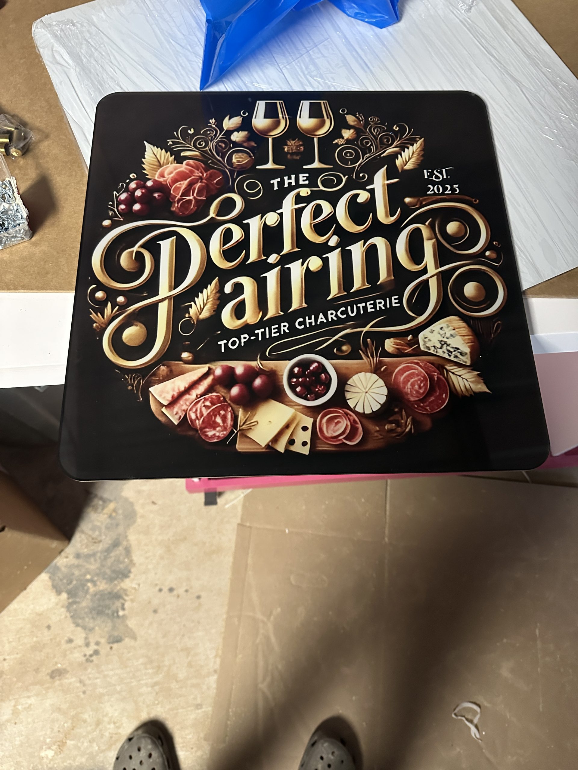 Custom printed business sign